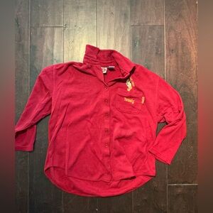 Warner Bros Red Cardigan Sweater Vintage